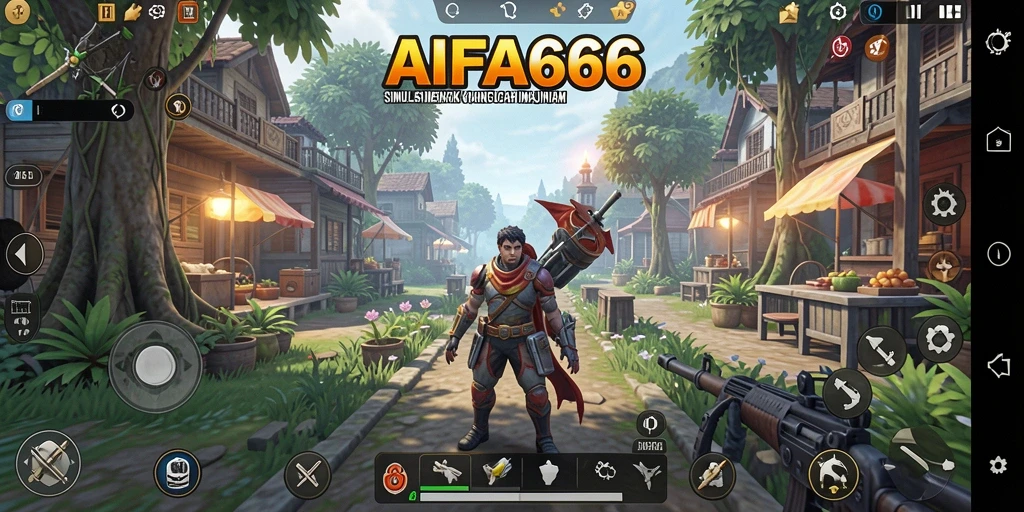 Tampilan gameplay AIFA66 yang memukau dan interaktif.