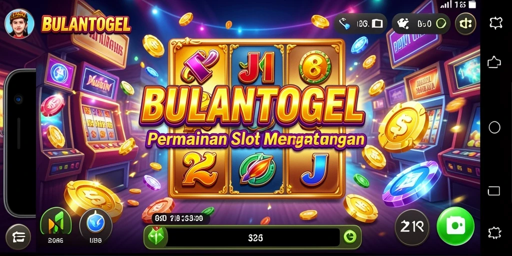 Screenshot gameplay BULANTOGEL menunjukkan keseruan dan peluang menang.