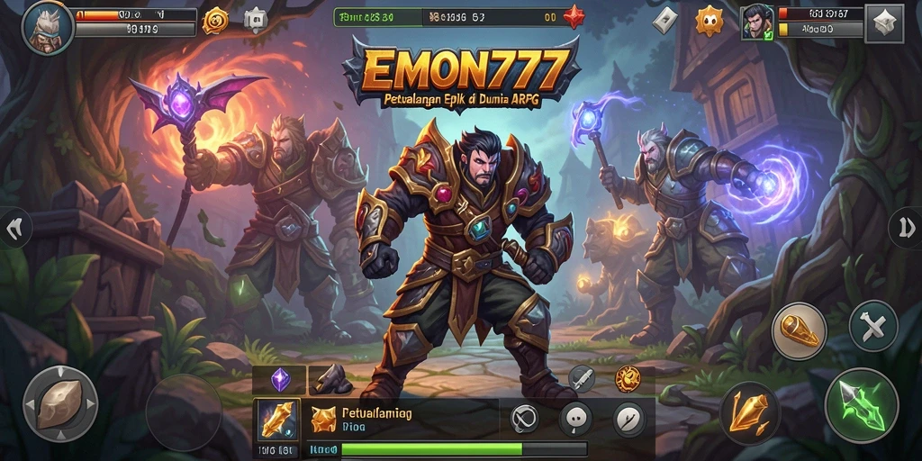 Tangkapan layar menampilkan aksi mendebarkan dalam permainan ARPG.