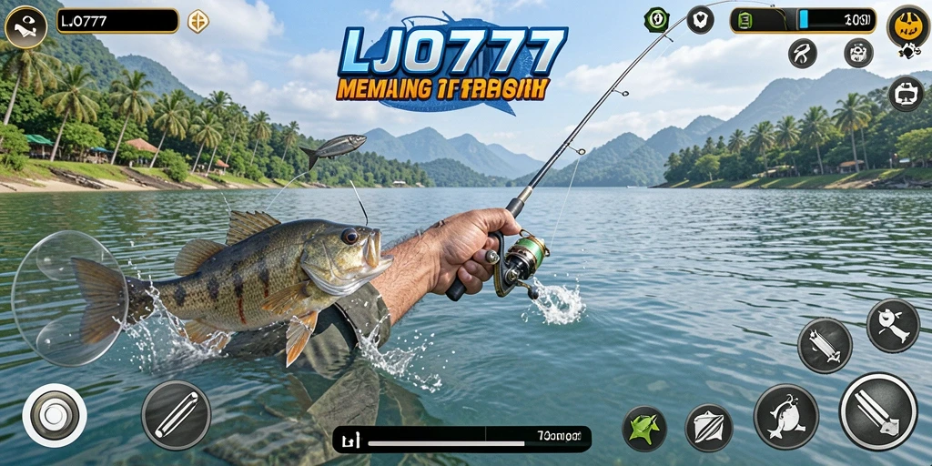 Tangkapan ikan yang menakjubkan dalam gameplay LJO777.