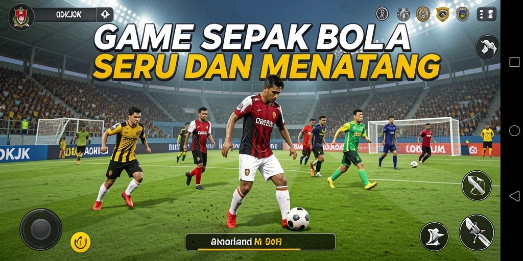 Tampilan gameplay OKJK yang menarik saat bertanding.