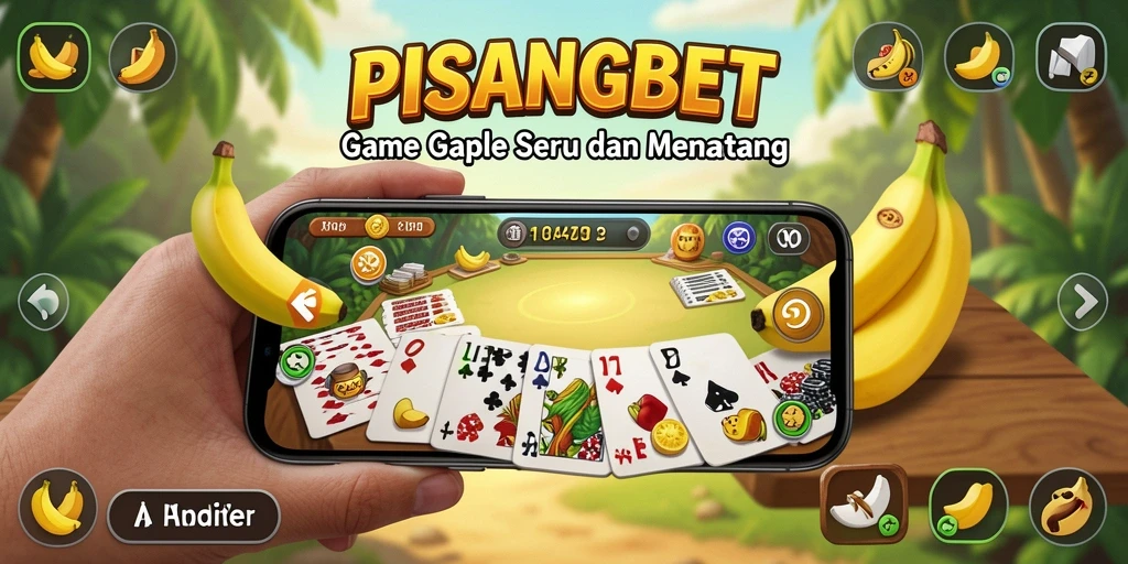 Tampilan gameplay Gaple yang menarik di PISANGBET.