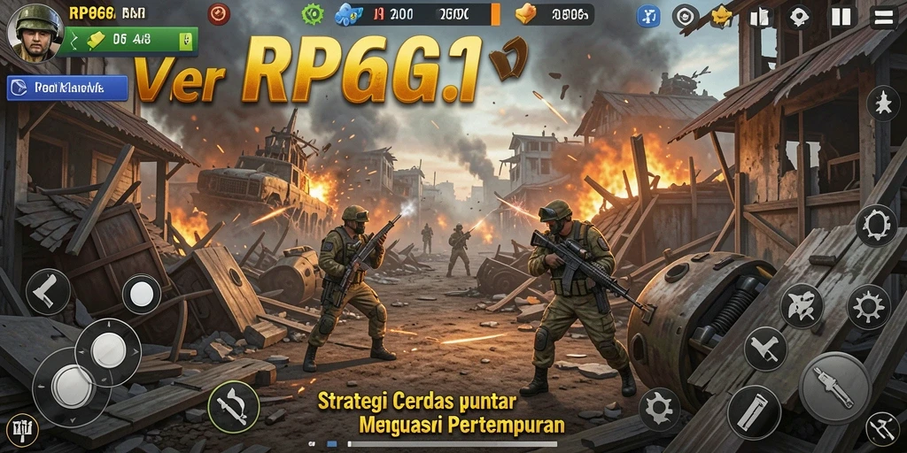 Skrinsut utama RP66 menampilkan pengalaman perang strategis yang mendebarkan.