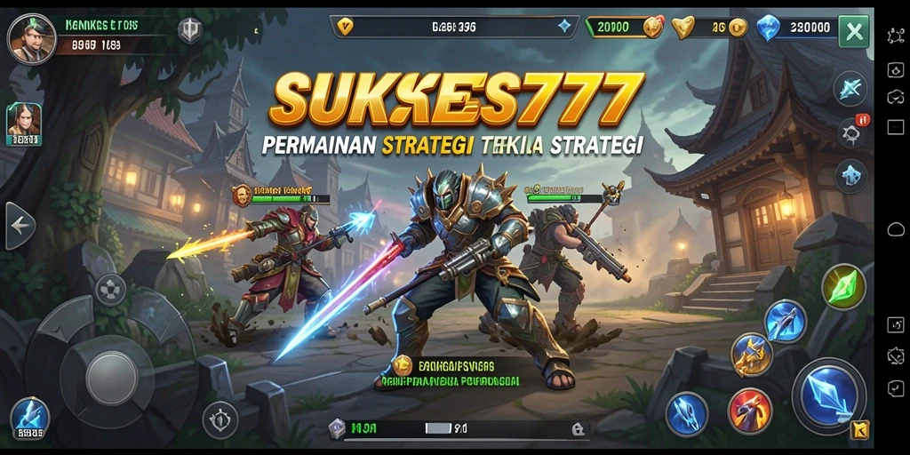 Penggambaran strategi dan pertempuran dalam SUKSES777.