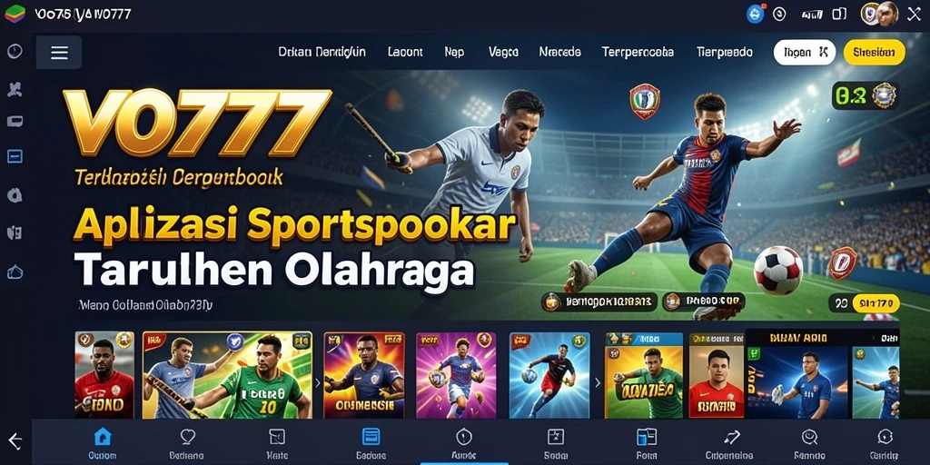 Tampilan menawan VO777 dengan fitur taruhan olahraga lengkap.